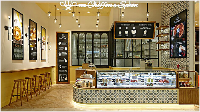 スイーツショップ「ザ・シフォン＆スプーン」新規業態開発